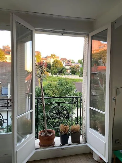 Ferienwohnung Montmartre Vineyard Duplex Paris Frankreich